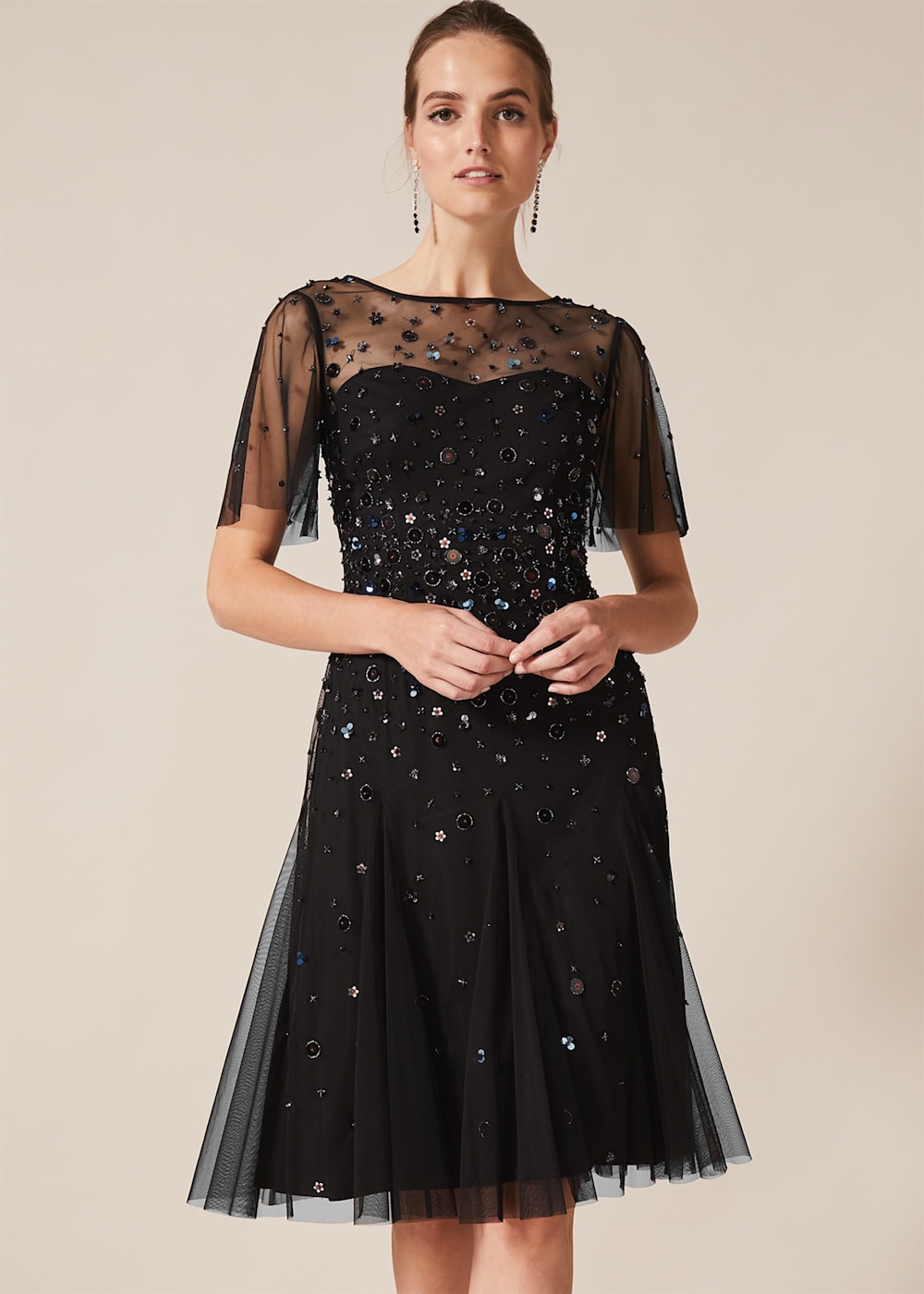 Molly Short Sequin Dress Phase Eight UK