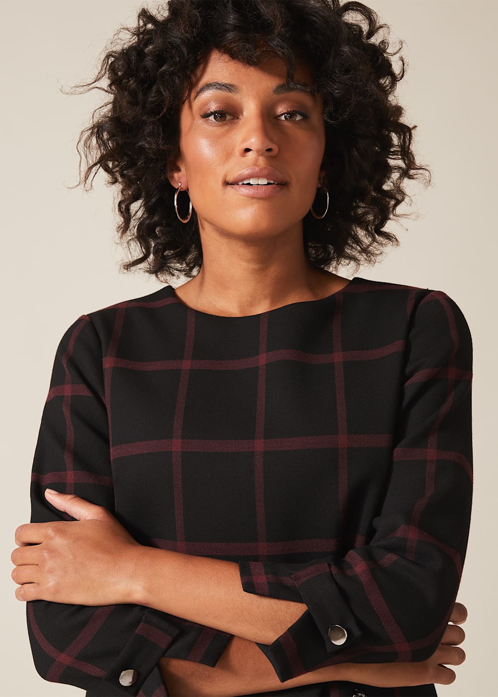 Hermione Check Dress
