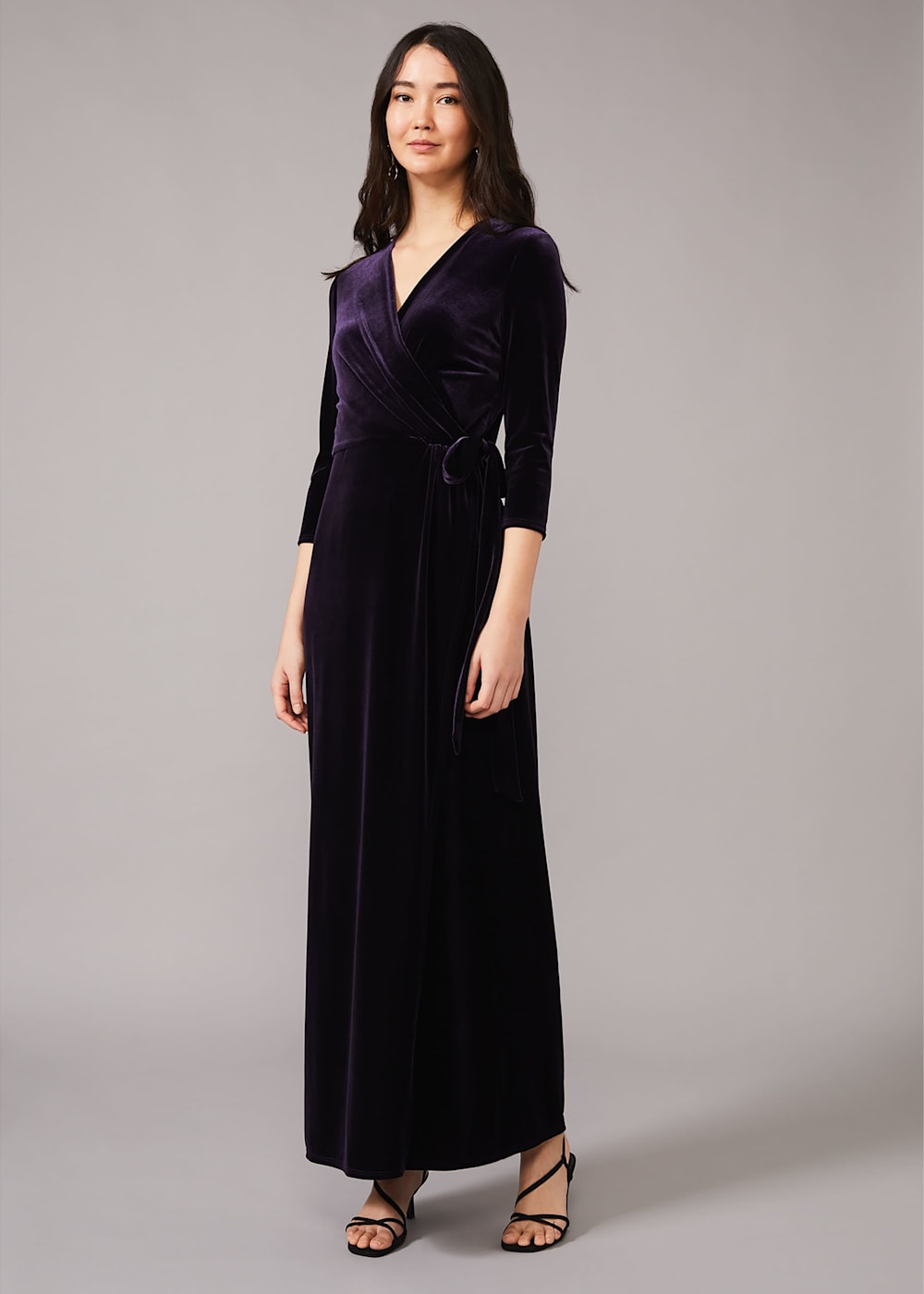 Valeria Velvet Wrap Dress Phase Eight UK