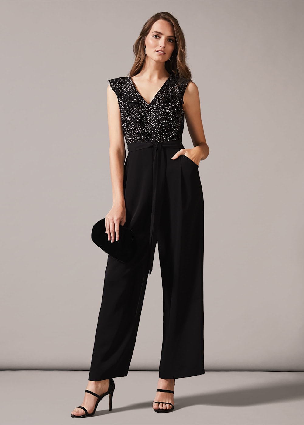 Garcia Star Print Jumpsuit Phase Eight UK