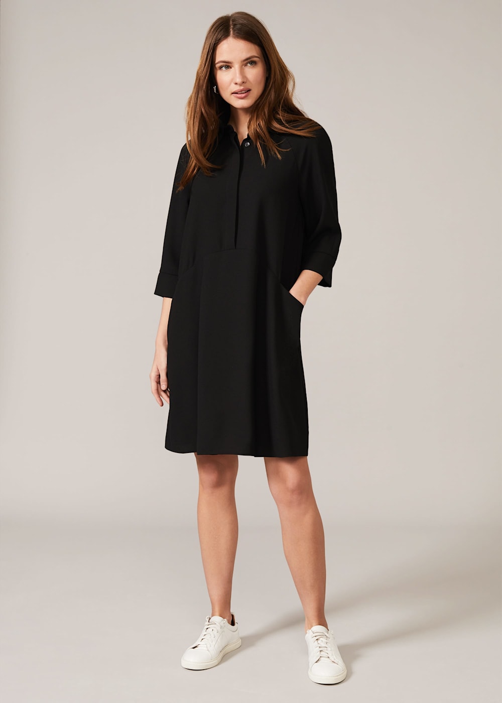 Phase eight bella swing dress blackcurrant shop