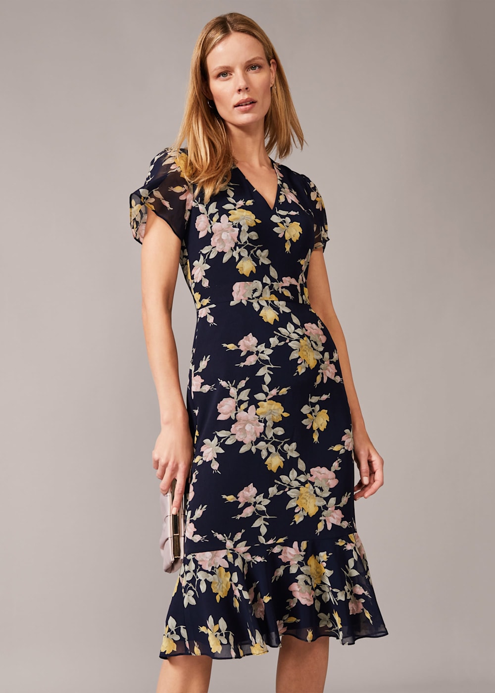 Melissa Floral Tea Dress Phase Eight ROW