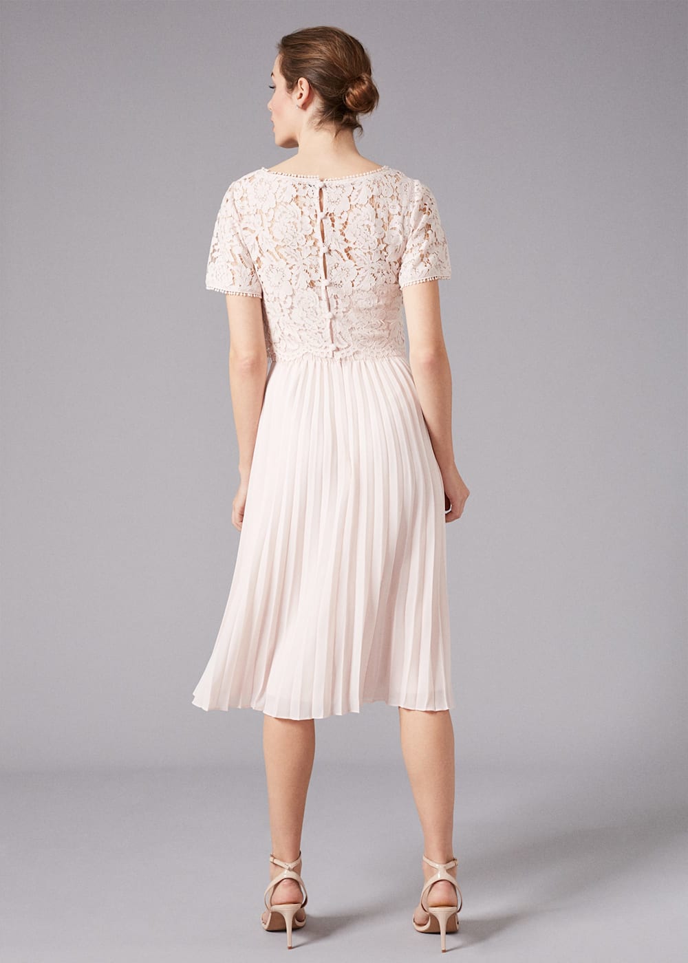 Bettina Lace Top Pleated Dress | Phase Eight UK | Bettina Lace Top Pleated Dress | Phase Eight UK |