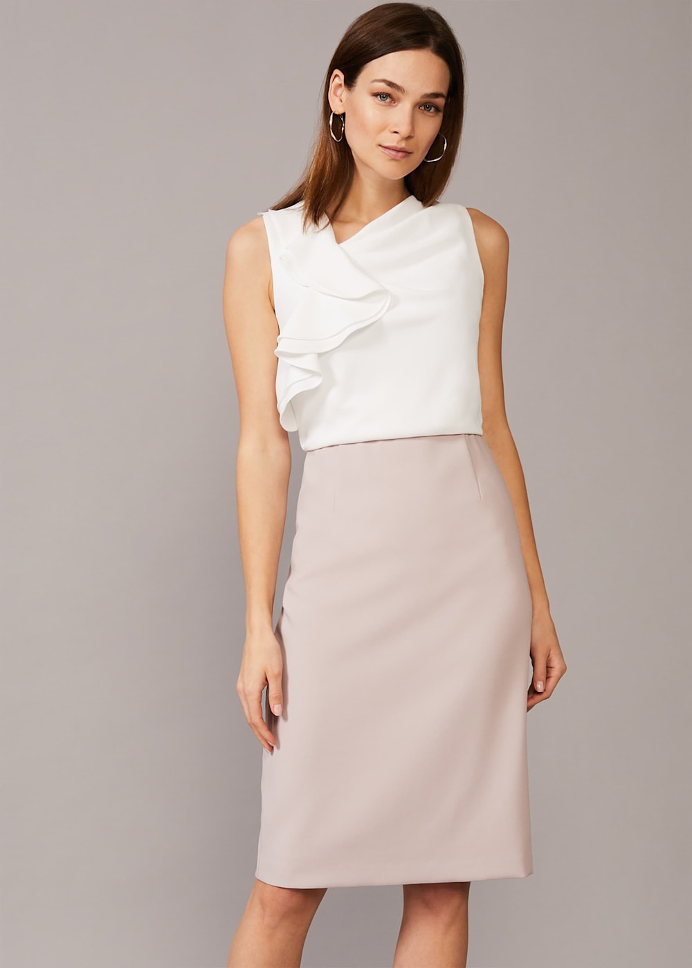 Maeve Frill Fitted Dress Phase Eight UK