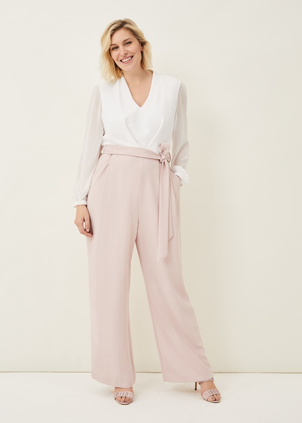 Audrey Blouson Sleeve Jumpsuit Phase Eight ROW