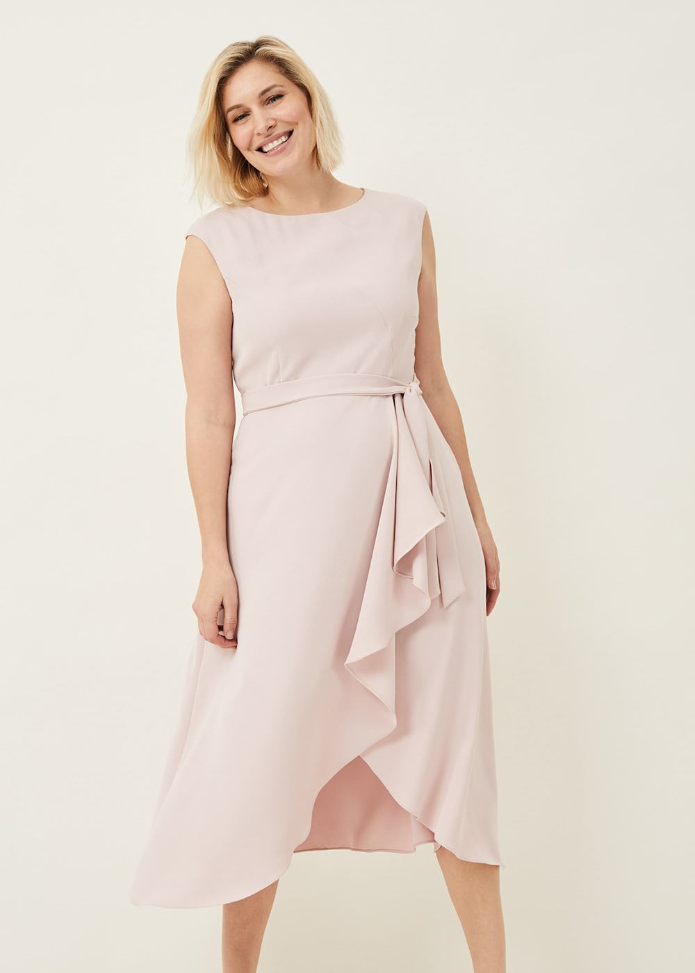 Rushelle Frill Midi Dress Phase Eight UK