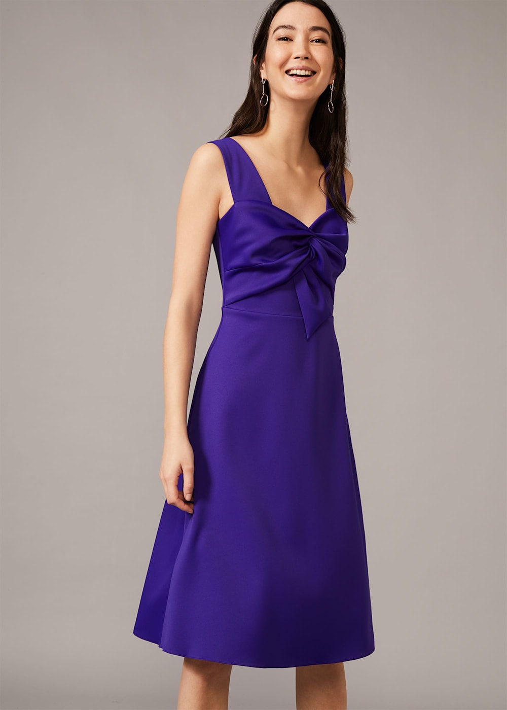 Jadine Bow Fit Flare Dress Phase Eight UK