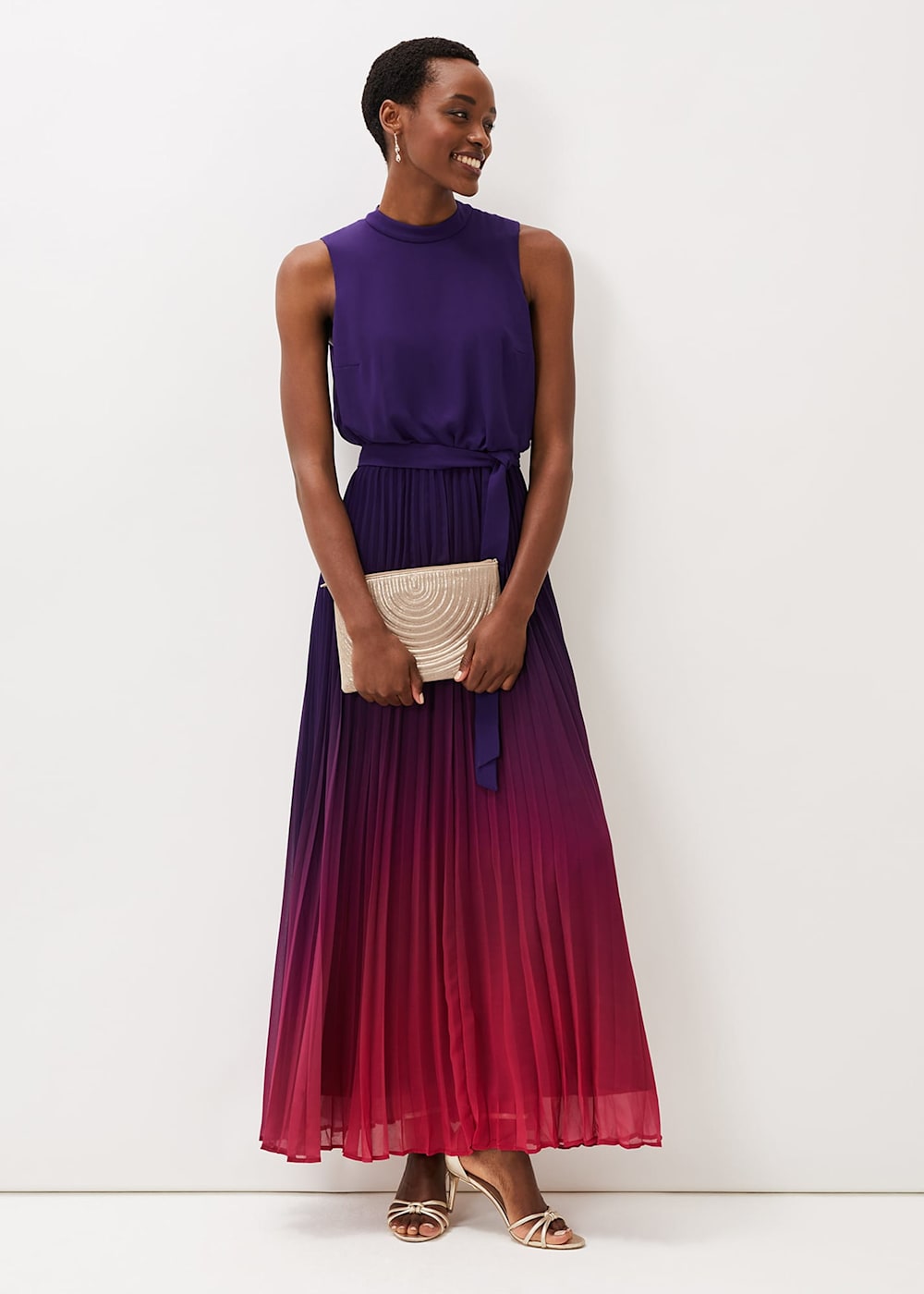 Phase eight pleated dress deals
