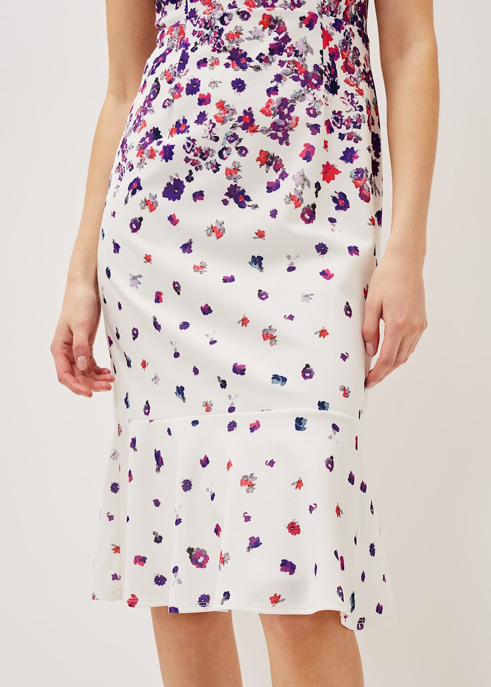 Dahlia Ditsy Floral Fitted Dress Phase Eight ROW