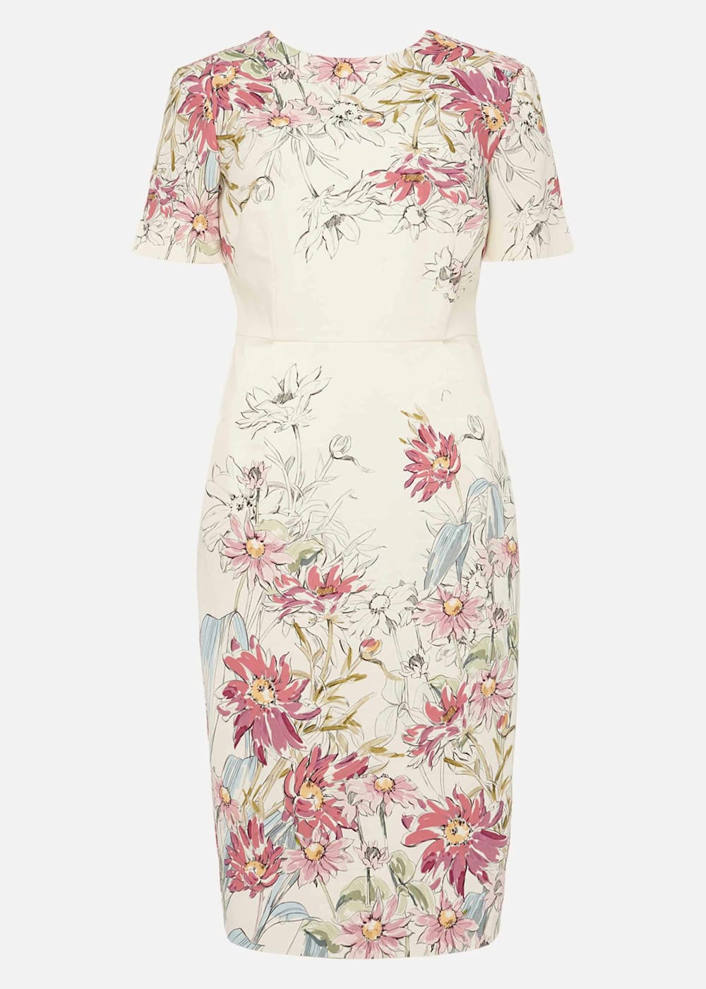Marie Floral Fitted Dress Phase Eight UK