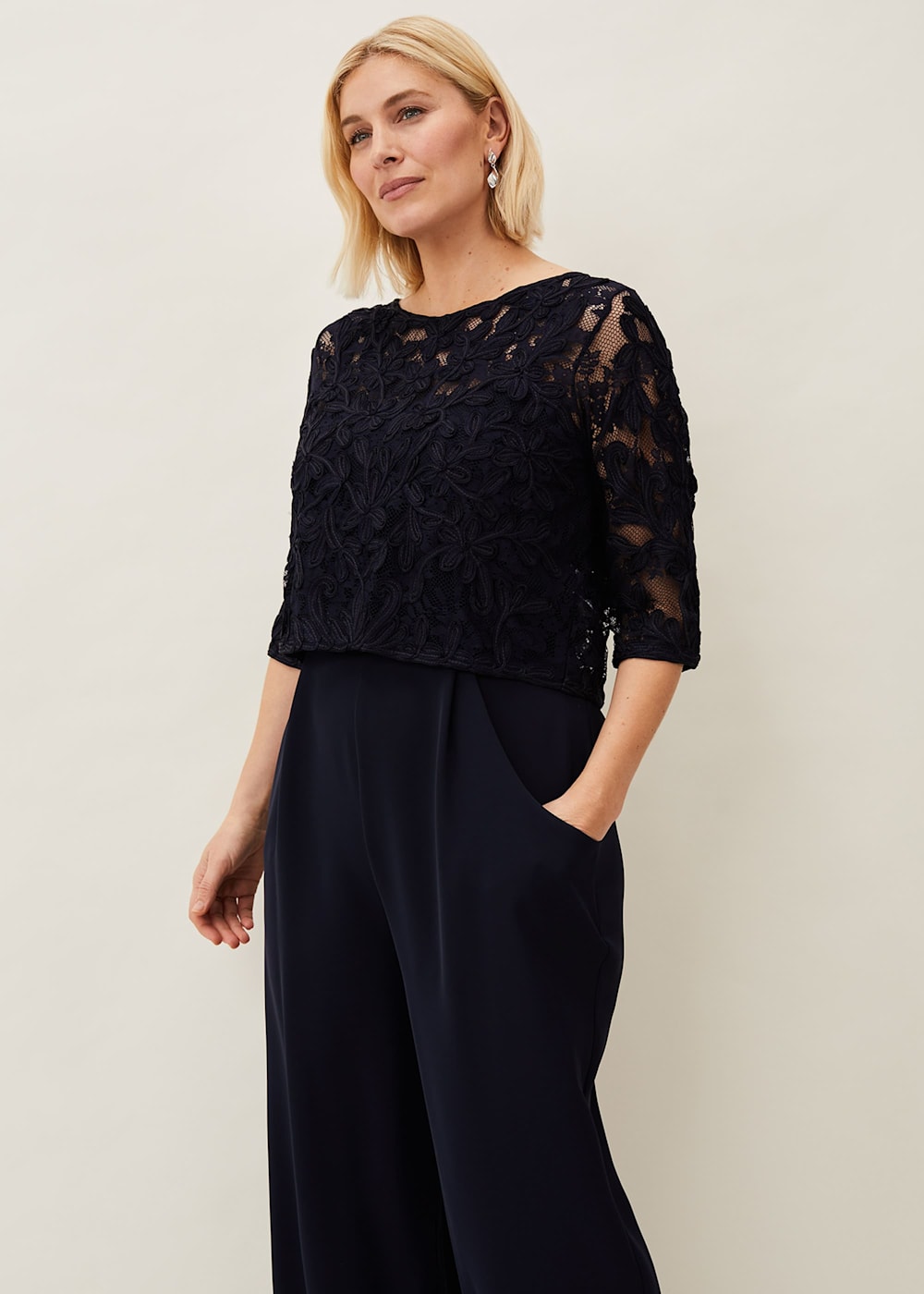 Elodie Tapework Jumpsuit Phase Eight UK