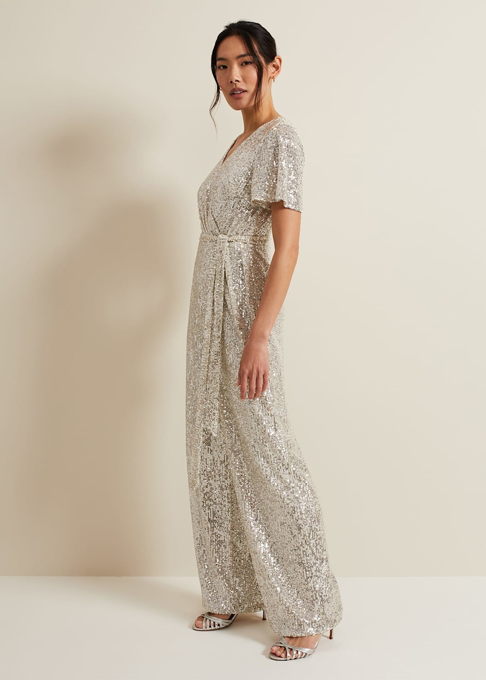 Alessandra Sequin Embellished Jumpsuit Phase Eight UK