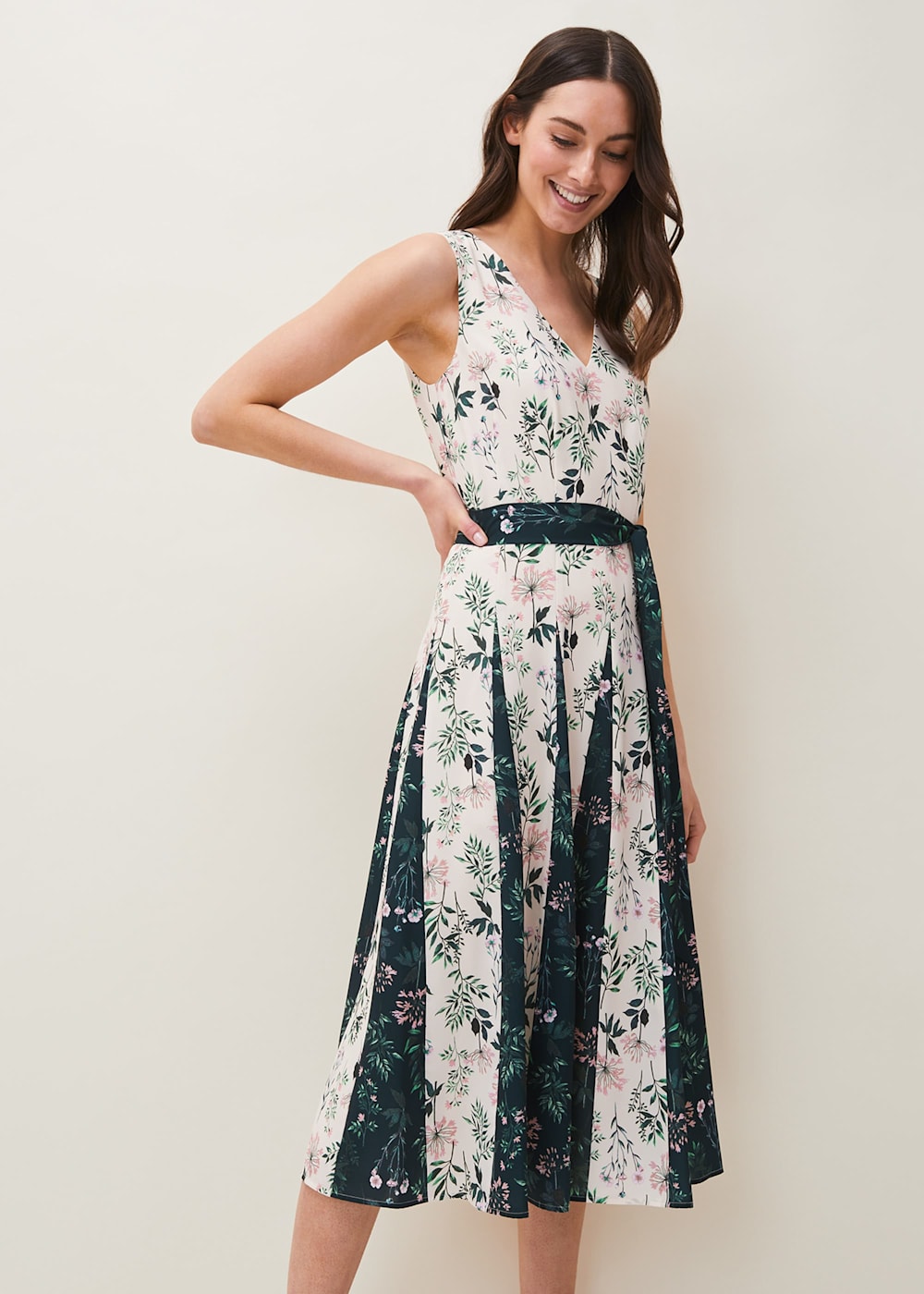 Bernita Floral Fit And Flare Dress Phase Eight UK