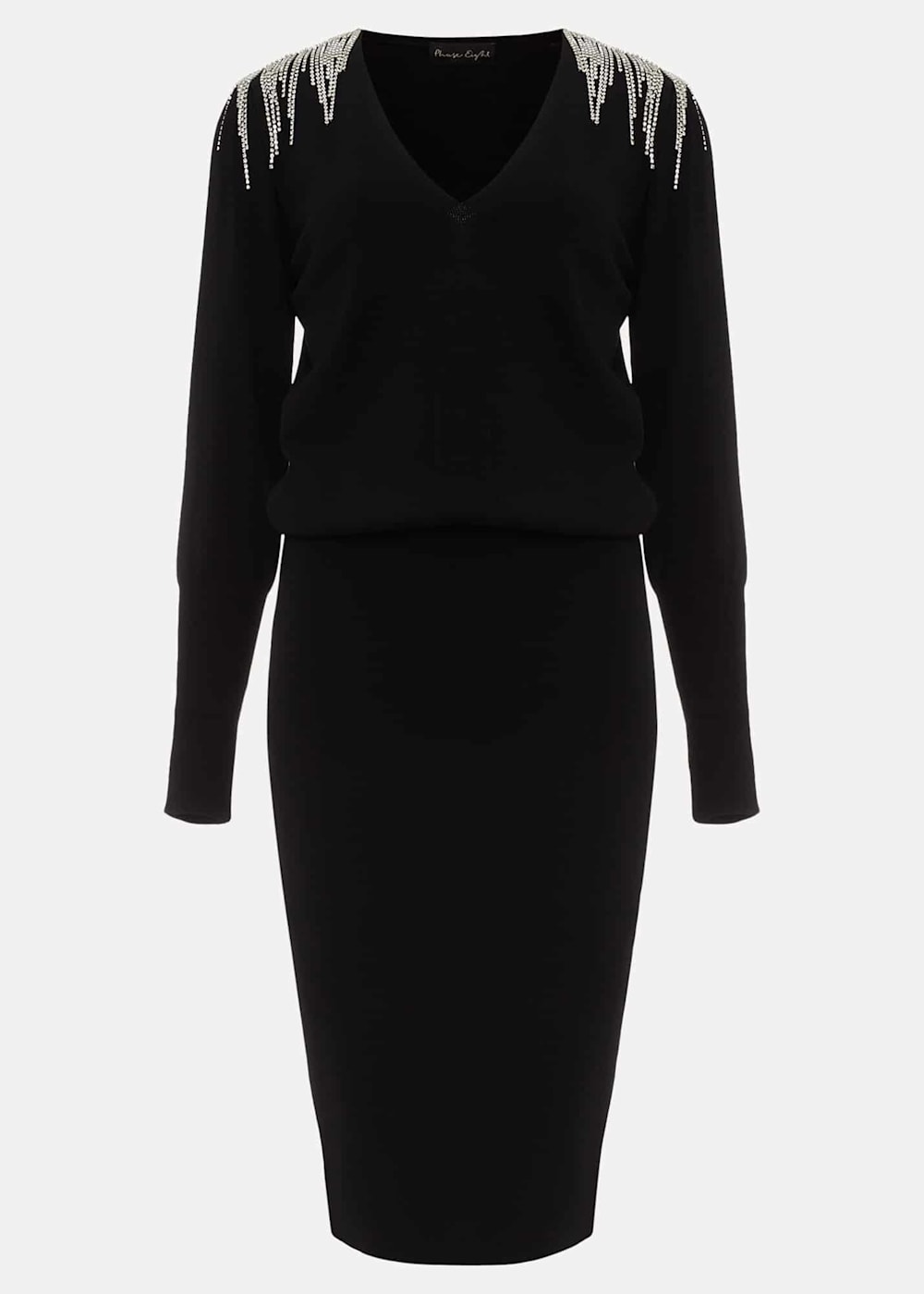 Nieves Embellished Shoulder Dress Phase Eight ROW