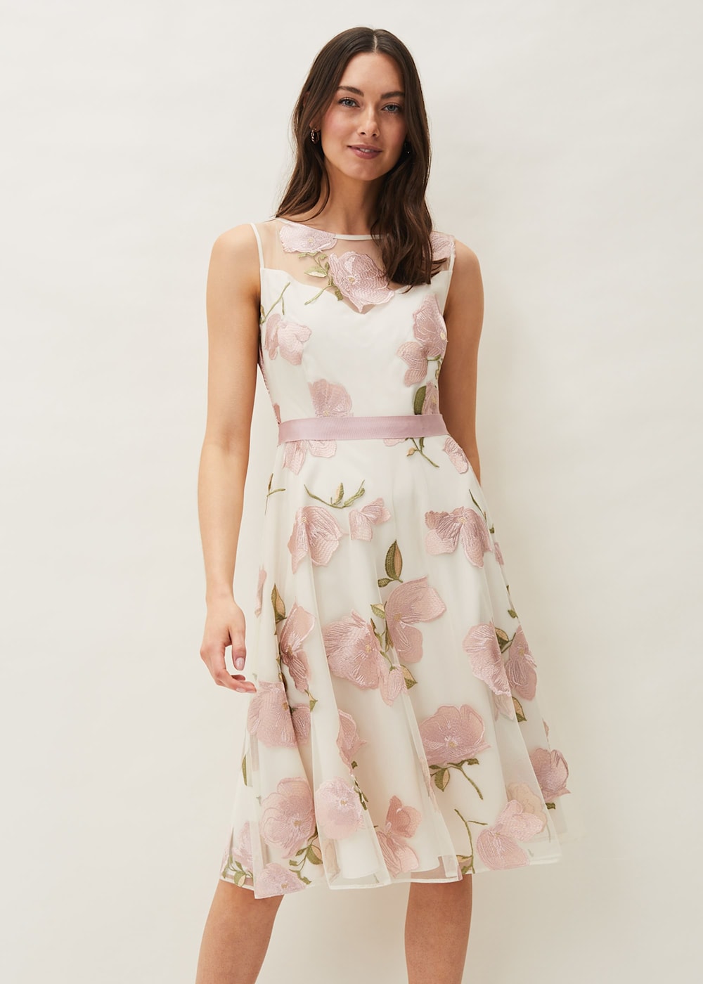 Charlotte Floral Embroidered Dress Phase Eight UK