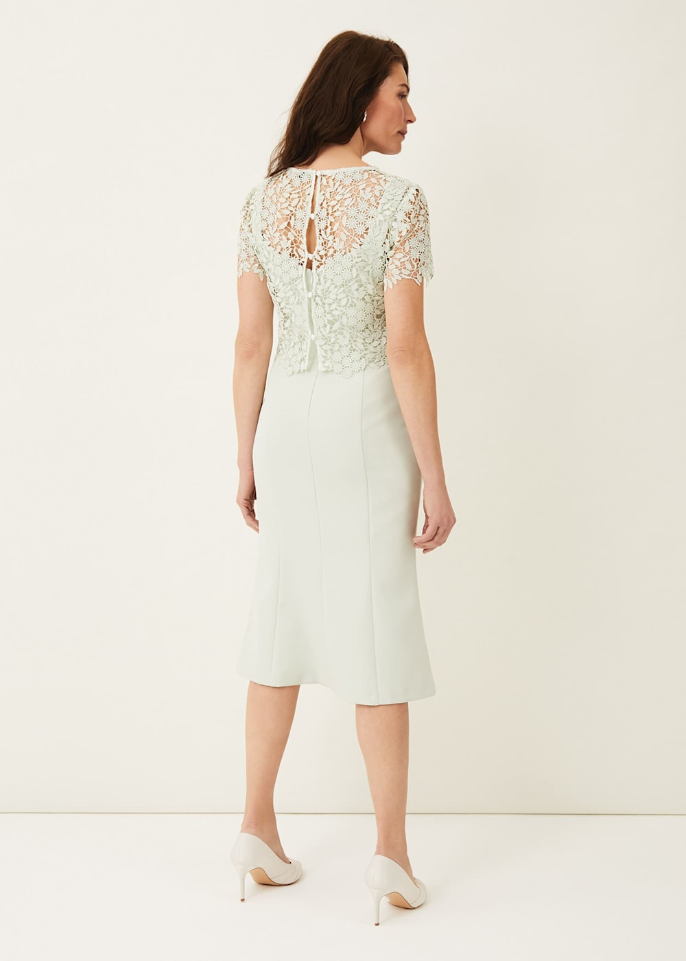 Phase eight tuileries layered lace dress cheap