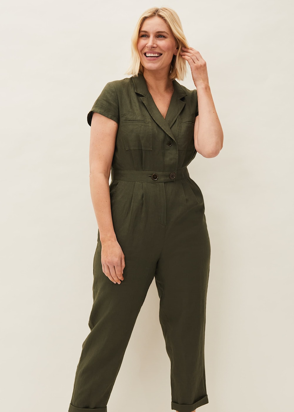 Linen overalls shop