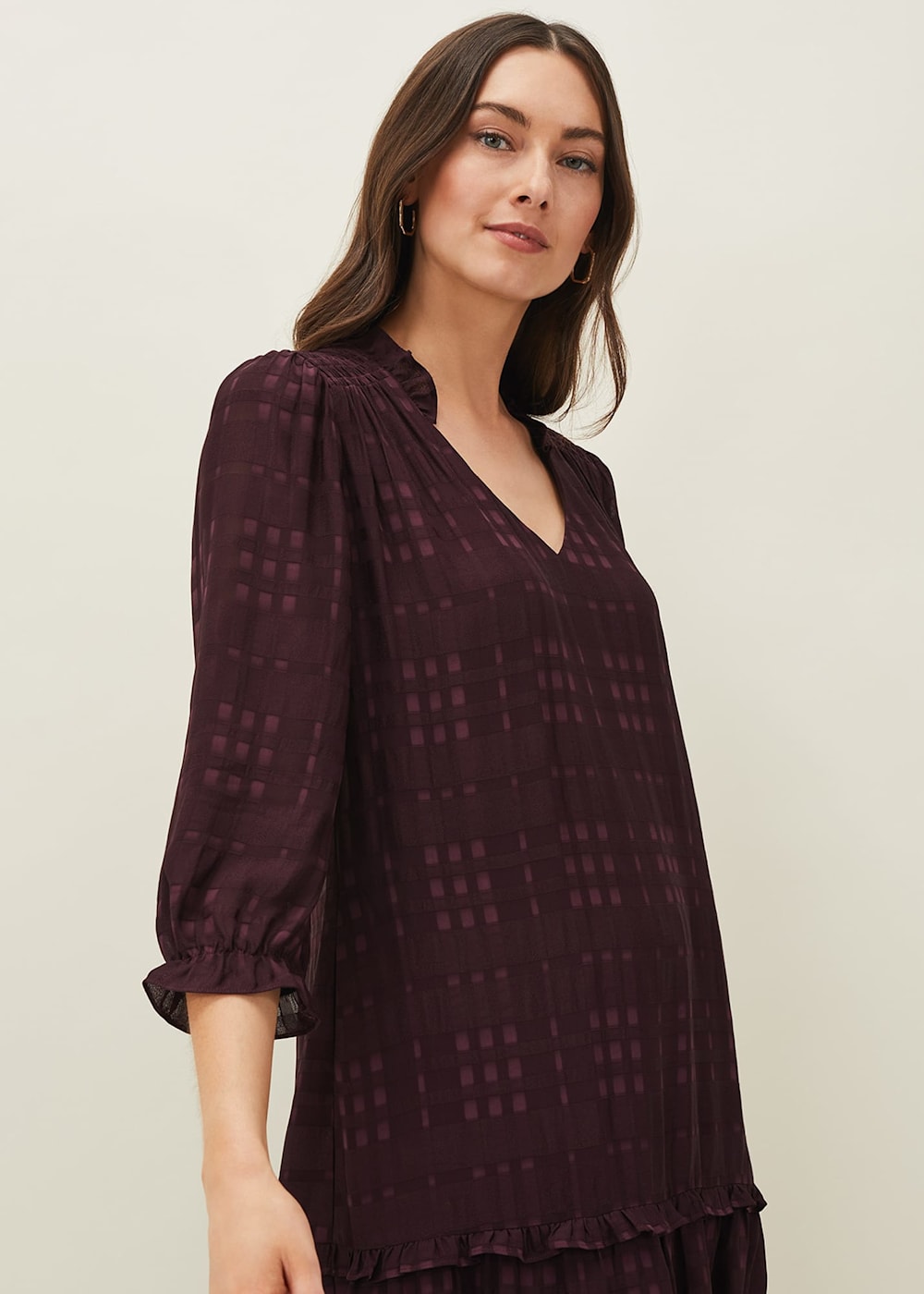 Phase eight bella swing dress blackcurrant shop