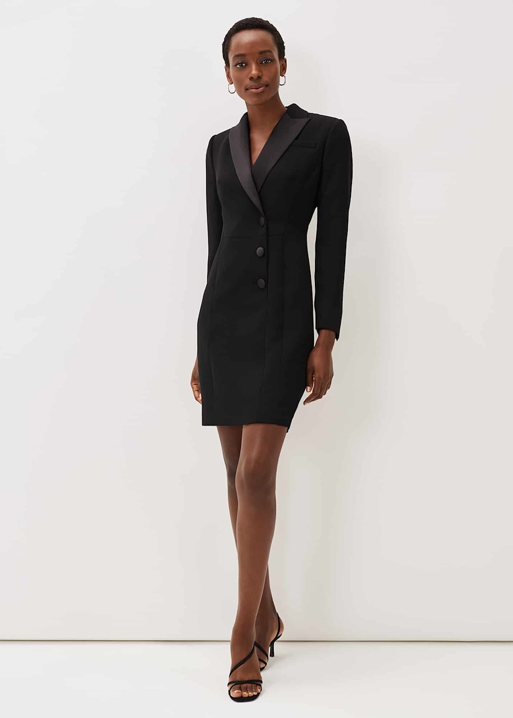 Black tuxedo long dress online