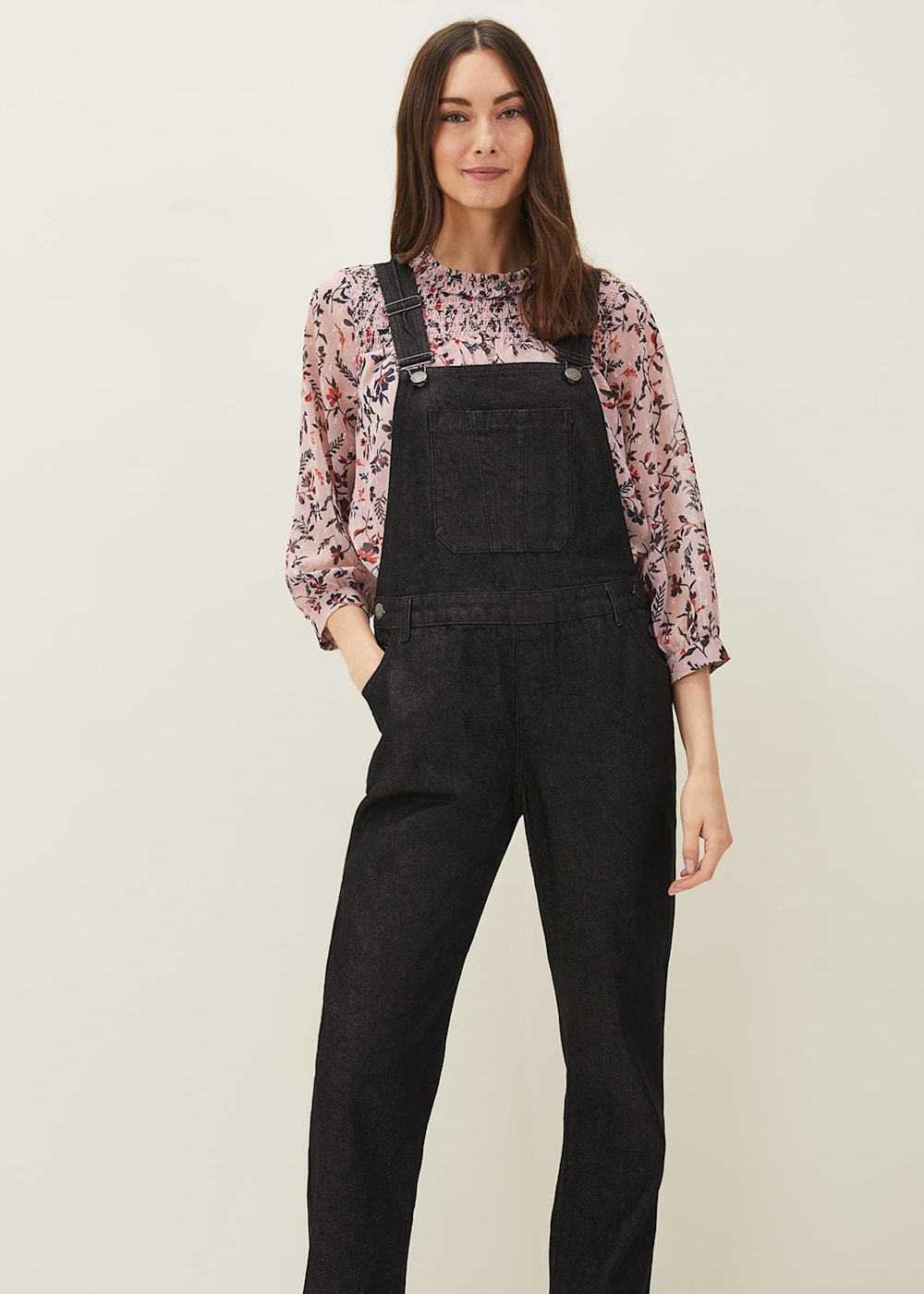 Effie Denim Dungarees | Phase Eight UK |