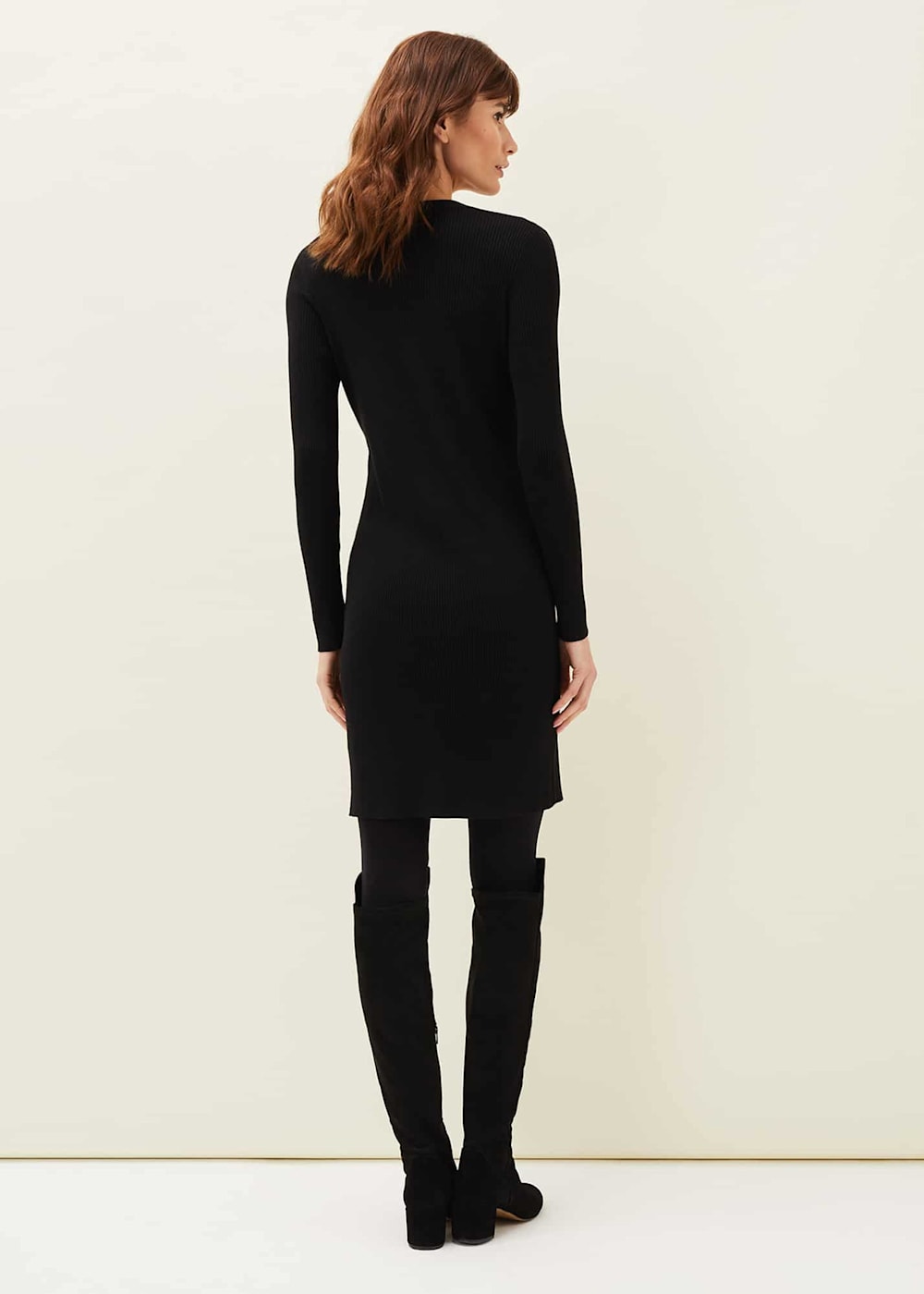 Ribbed tunic dress outlet