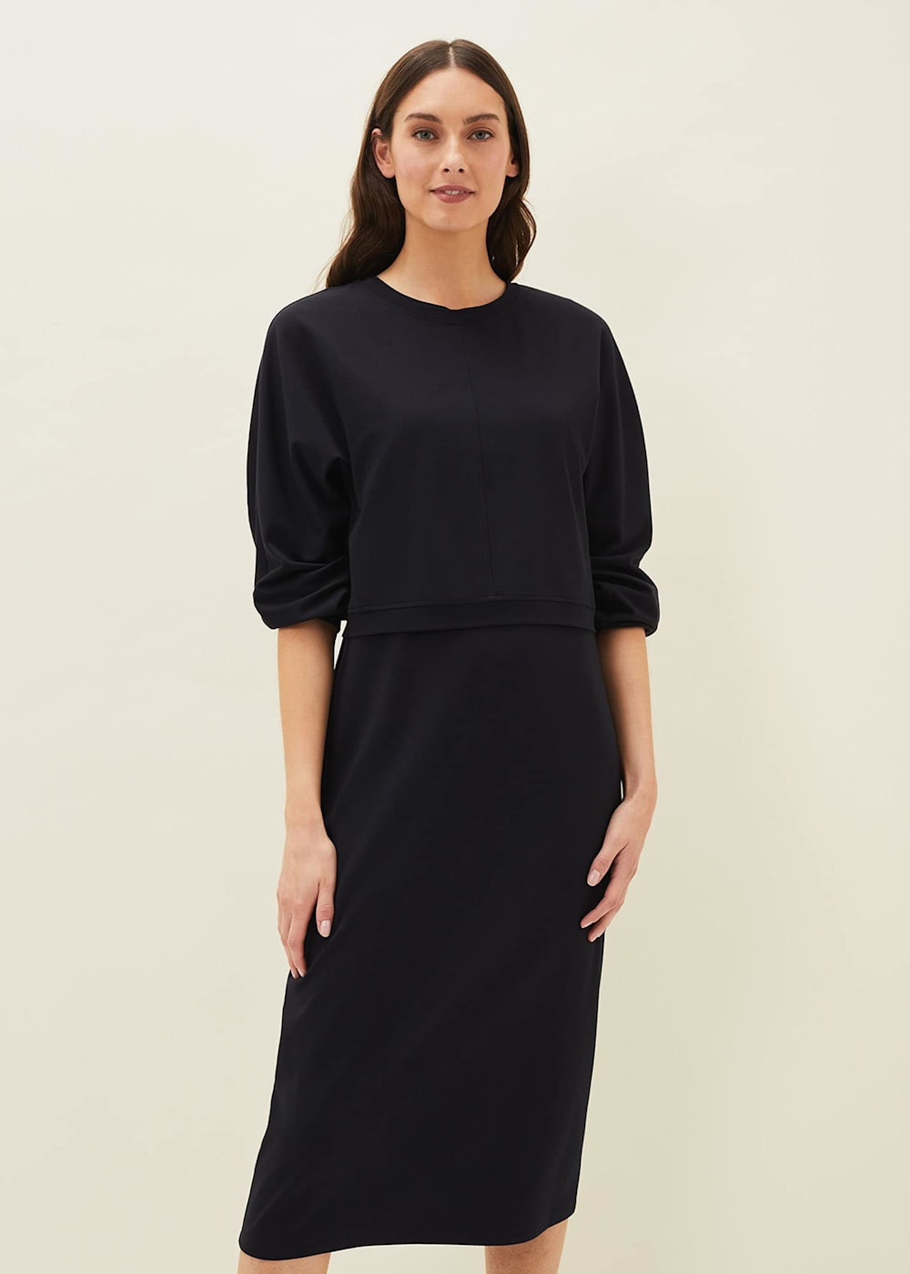 Two piece jersey dress cheap