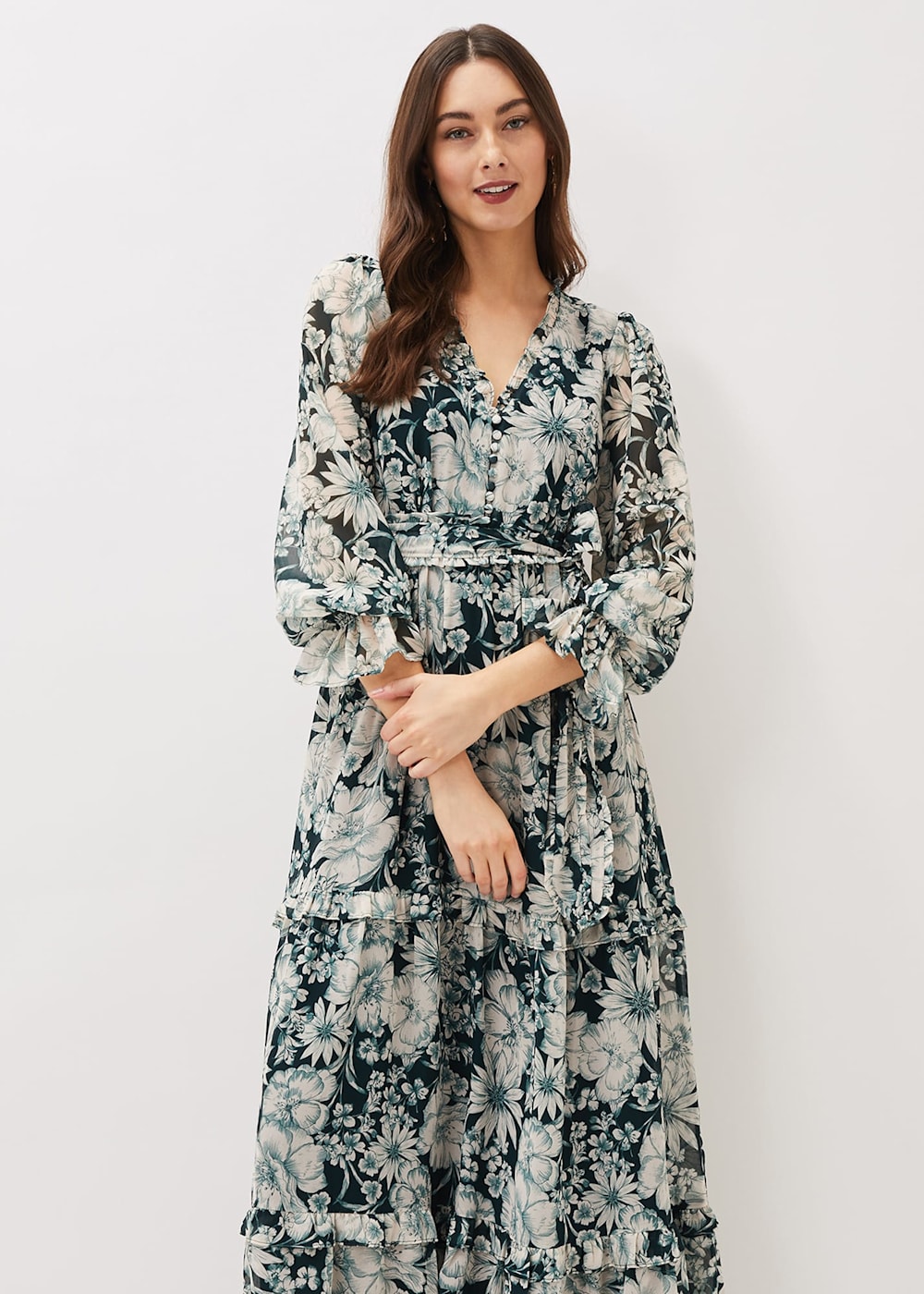 Phase eight nell floral maxi dress hotsell