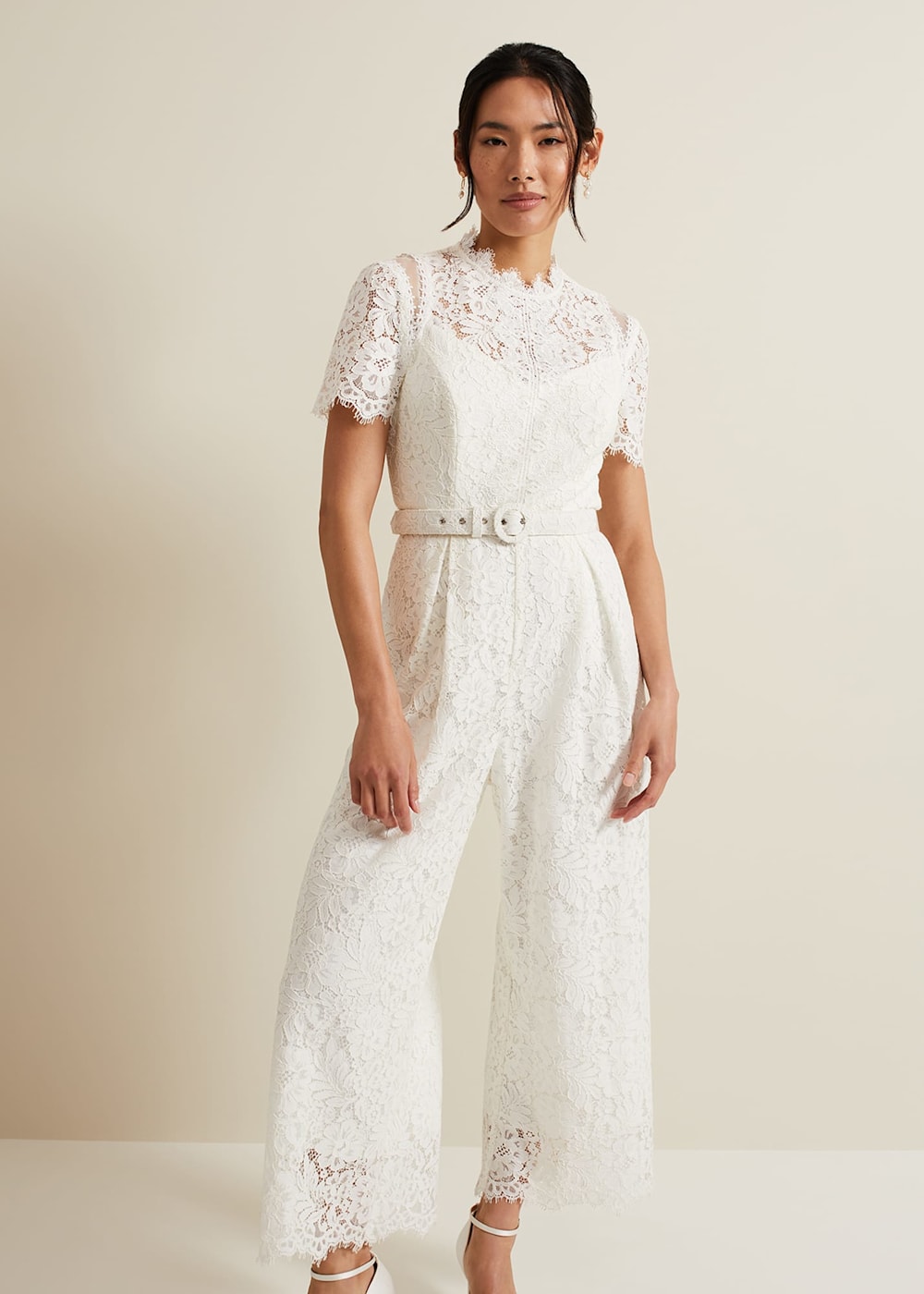 Lace jumpsuit uk store