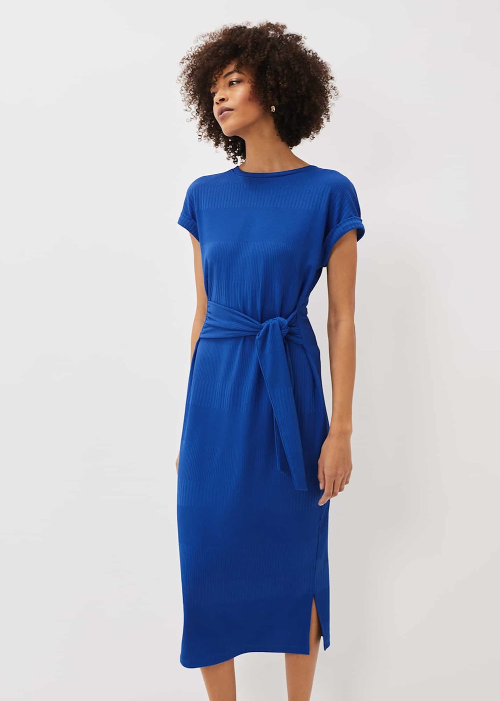 Yazmina Tie Waist Jersey Midi Dress Phase Eight UK