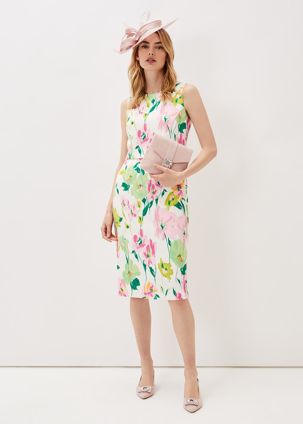Phase eight gracie floral scuba dress shop