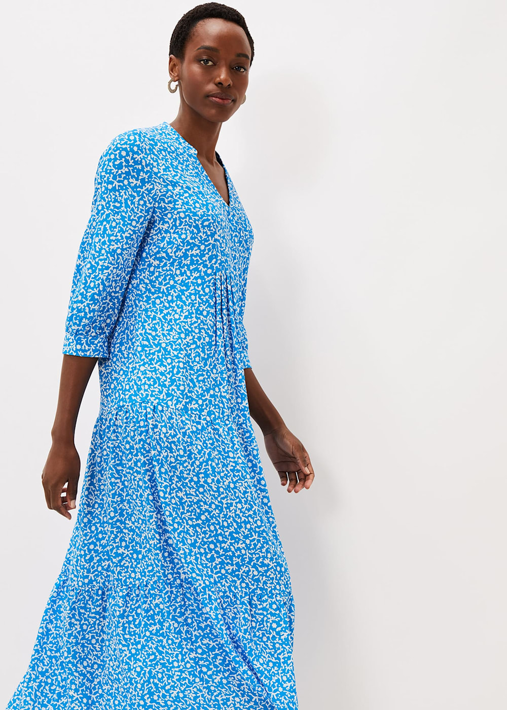 Ditsy floral maxi dress discount
