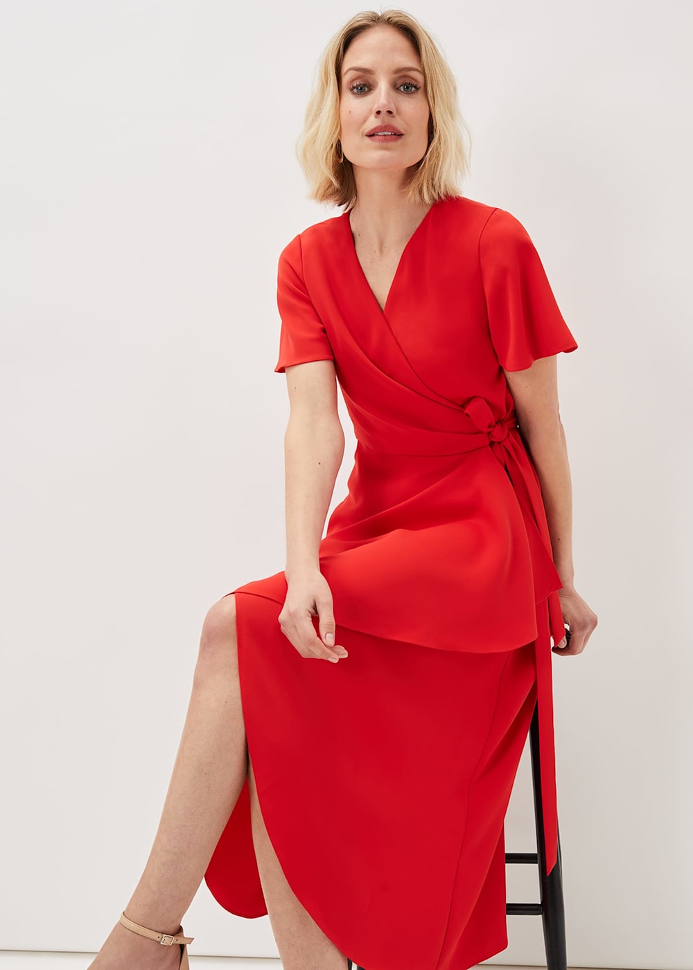 Rollas dancer wrap dress deals