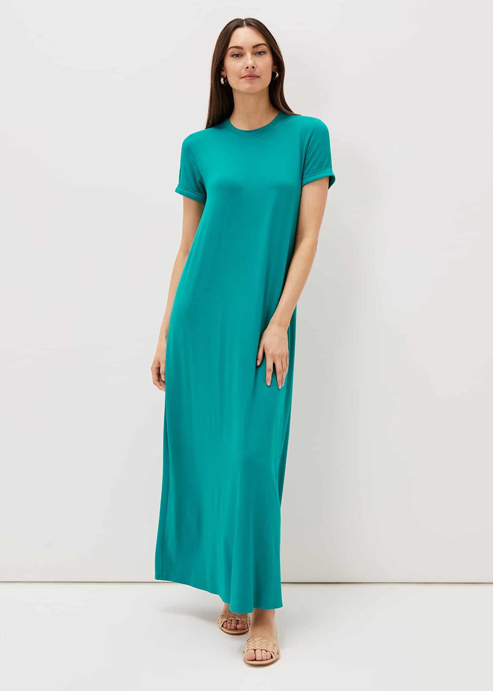 T shirt material maxi dress cheap