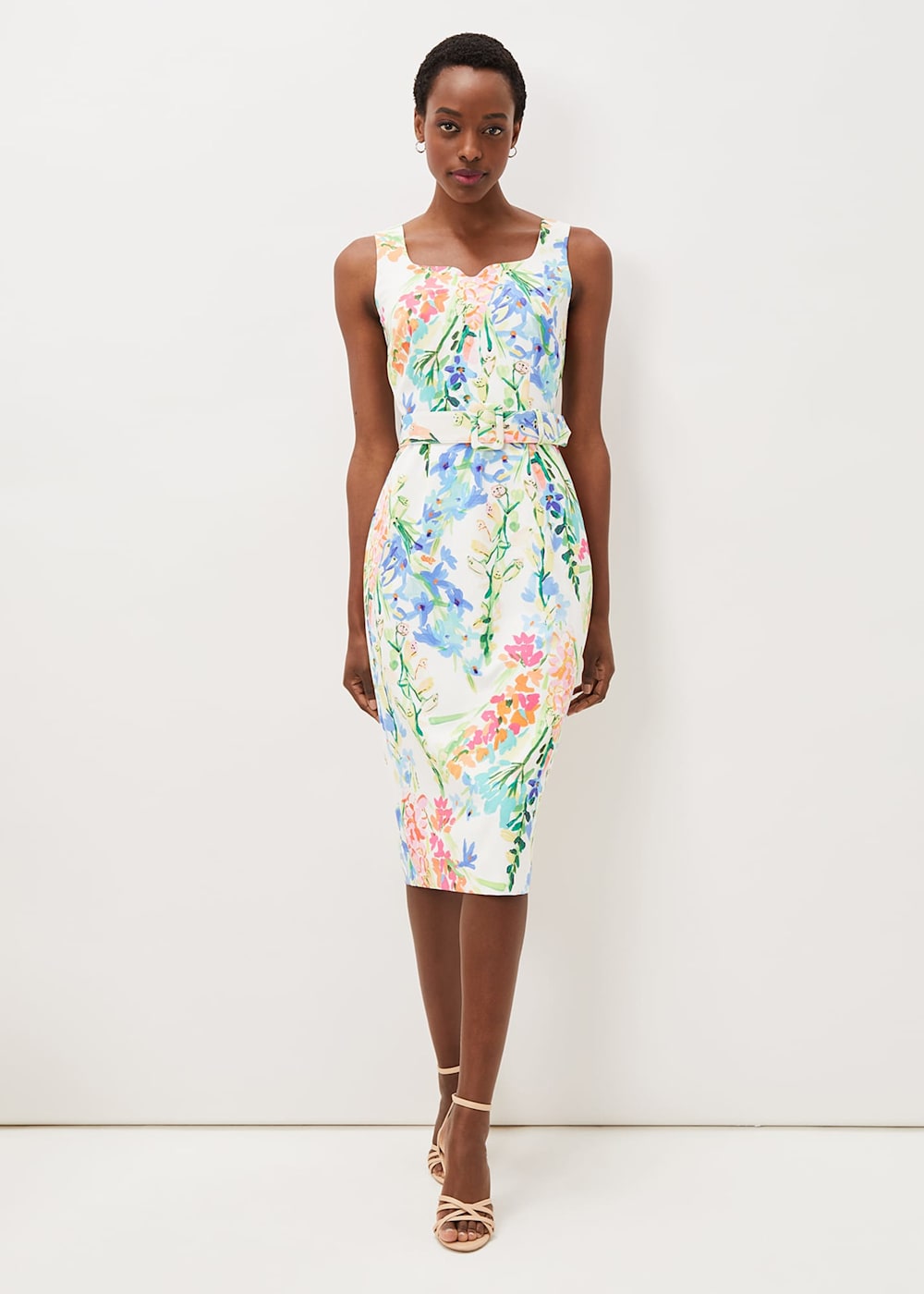 Serina Floral Midi Dress Phase Eight UK