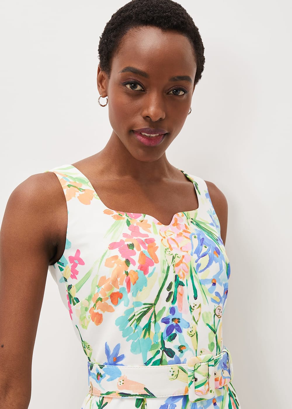 Serina Floral Midi Dress Phase Eight UK