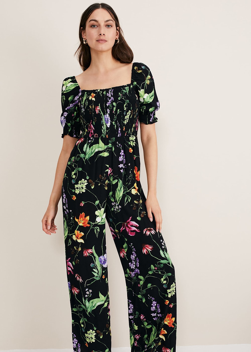 Flower Power Oversized Overalls