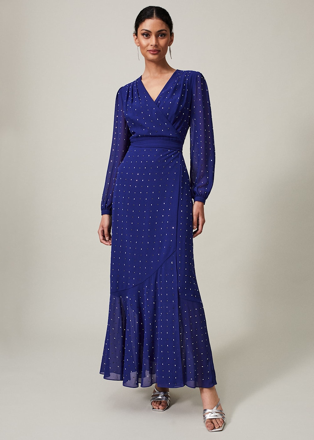 Maeva Embellished Maxi Dress Phase Eight ROW