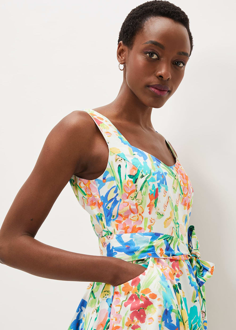 Blair Cotton Floral Dress Phase Eight UK