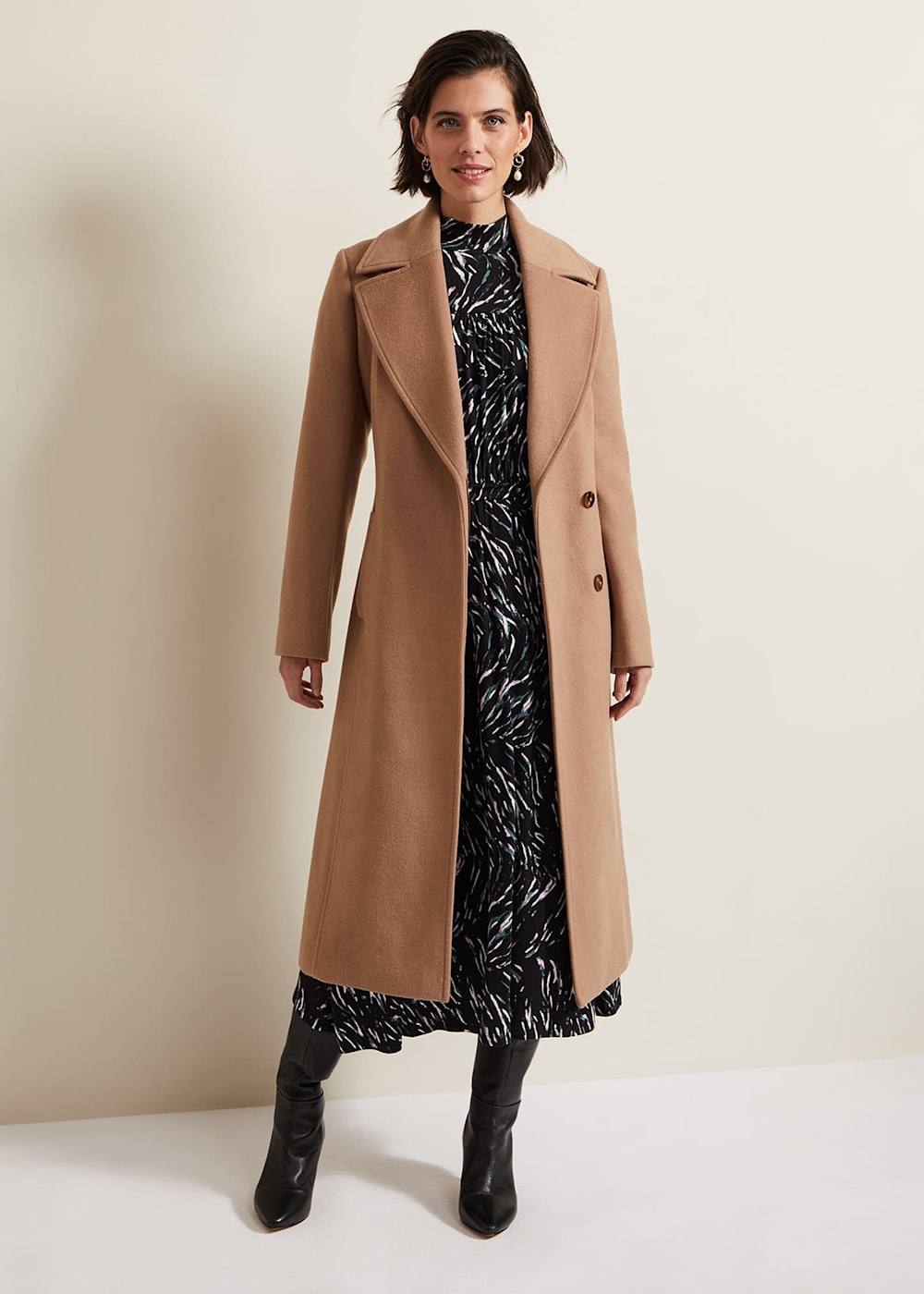 Midi dress and coat cheap