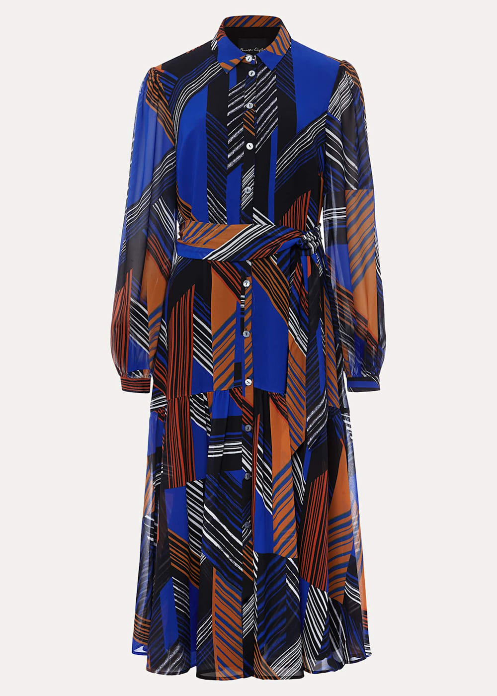 Chantilly Chiffon Shirt Dress Phase Eight UK