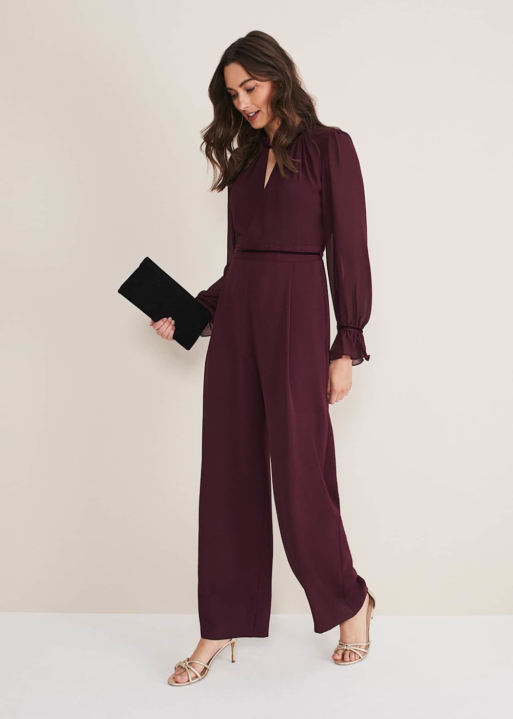 Plum playsuit outlet