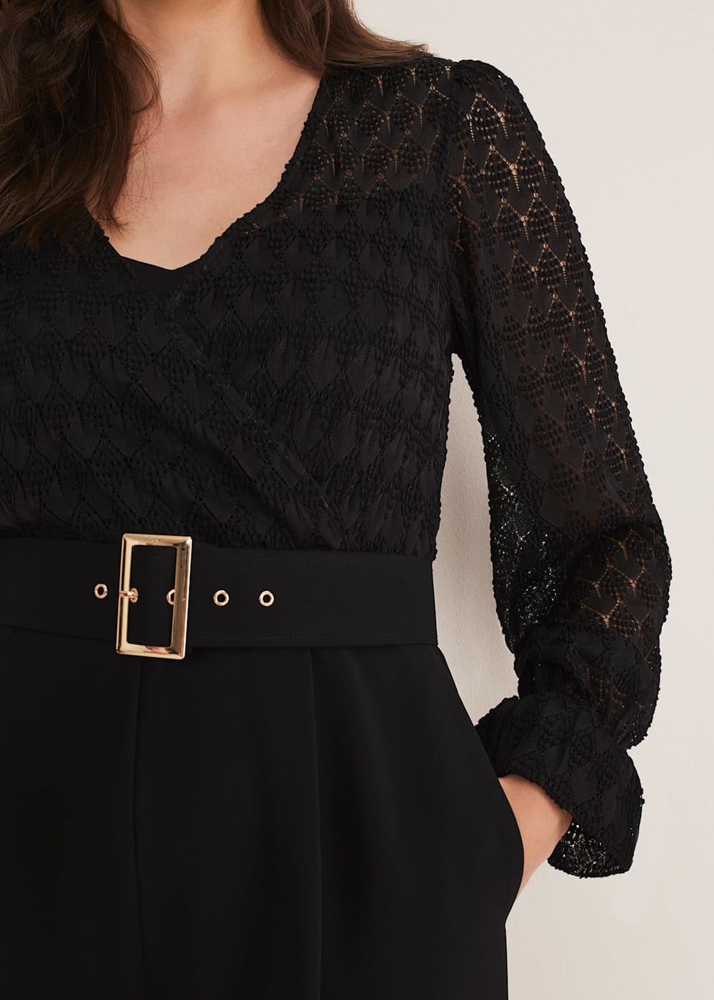 Carly Lace Long Sleeve Jumpsuit | Phase Eight UK | Carly Lace Long Sleeve Jumpsuit | Phase Eight UK |