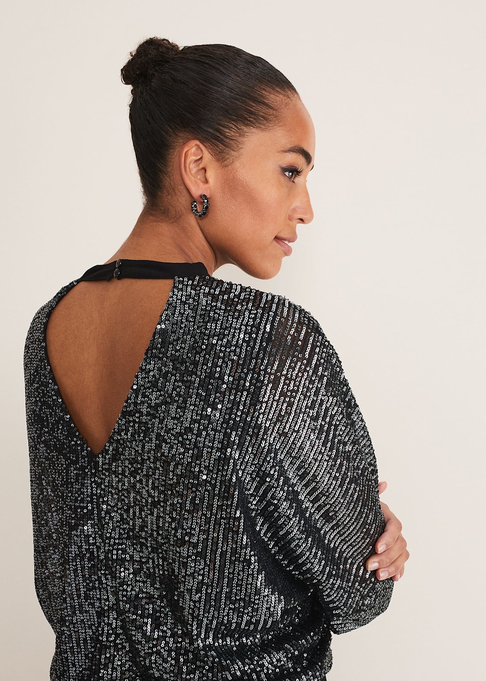 Becca Batwing Sequin Dress Phase Eight UK