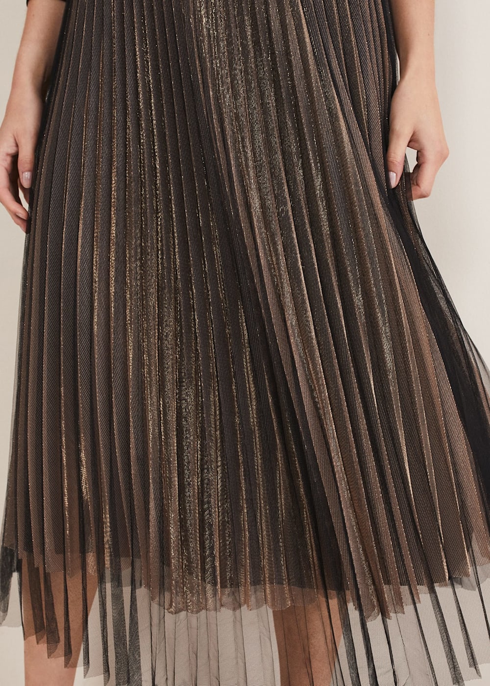 Mesh pleated skirt uk discount