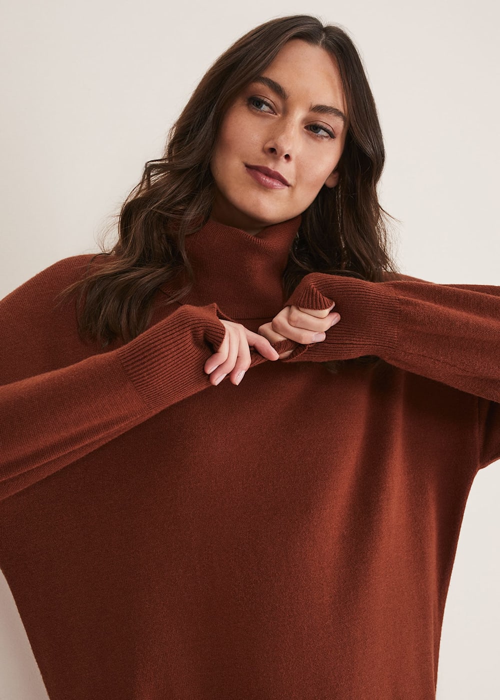 Cecilia Roll Neck Jumper Dress Phase Eight UK