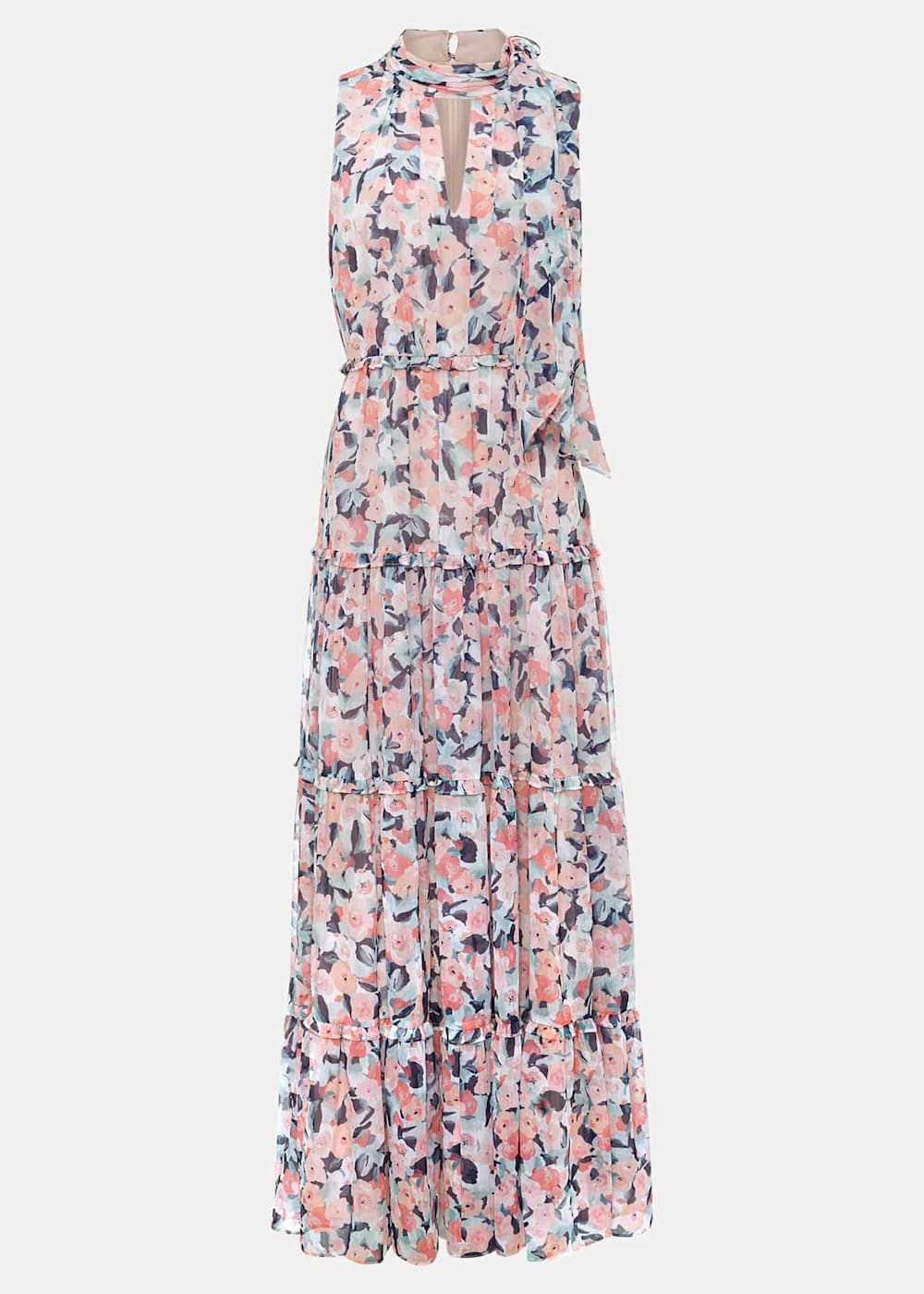 Esme Floral High Neck Maxi Dress Phase Eight UK
