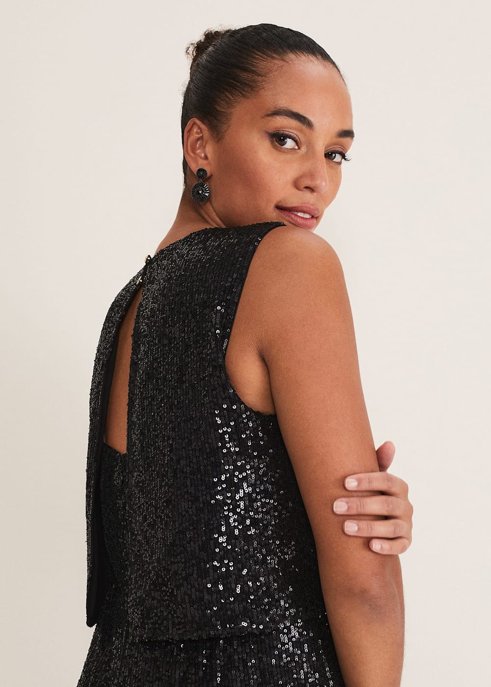Striped sequin jumpsuit new arrivals