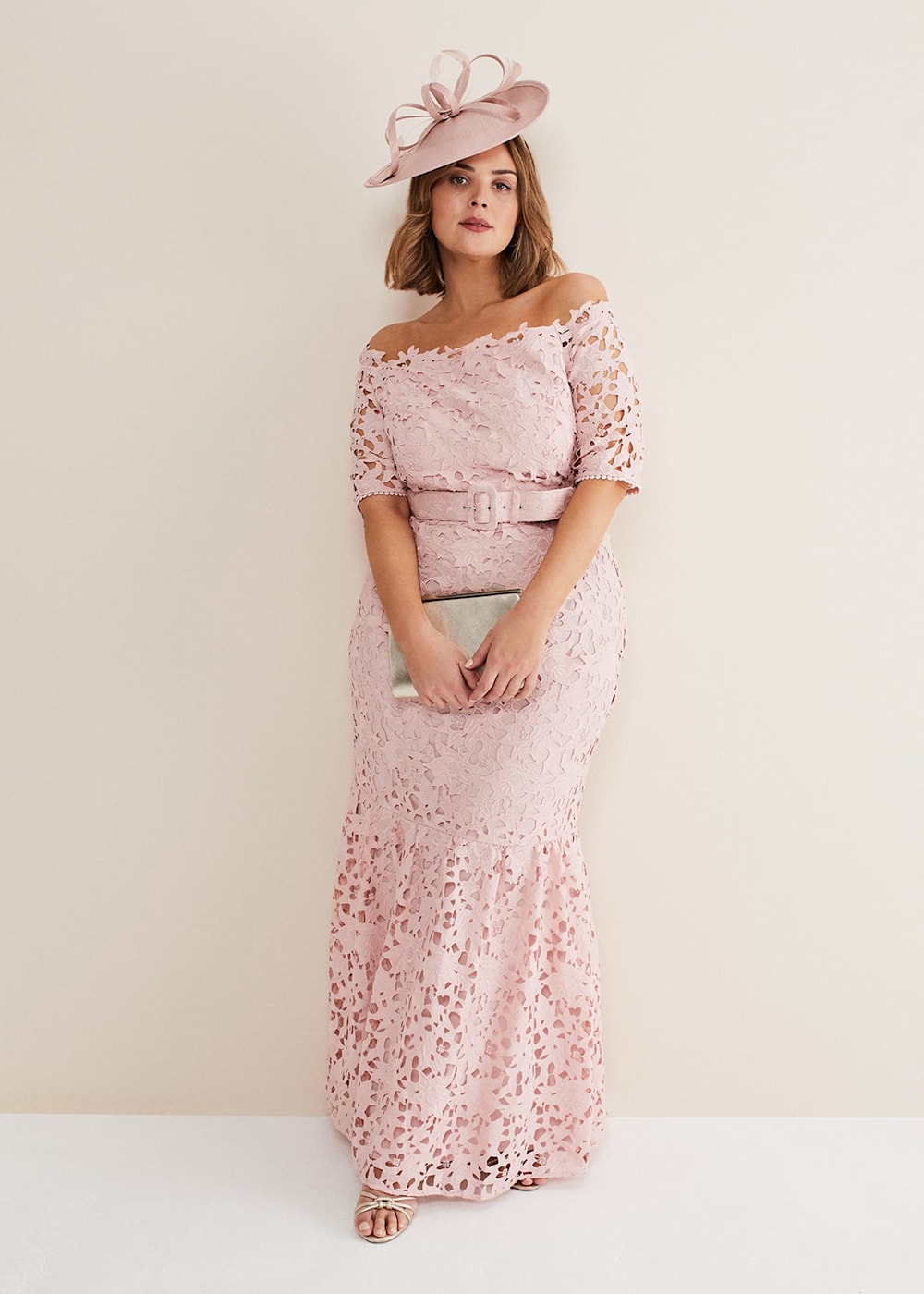 Tallulla Lace Bardot Maxi Dress Phase Eight UK