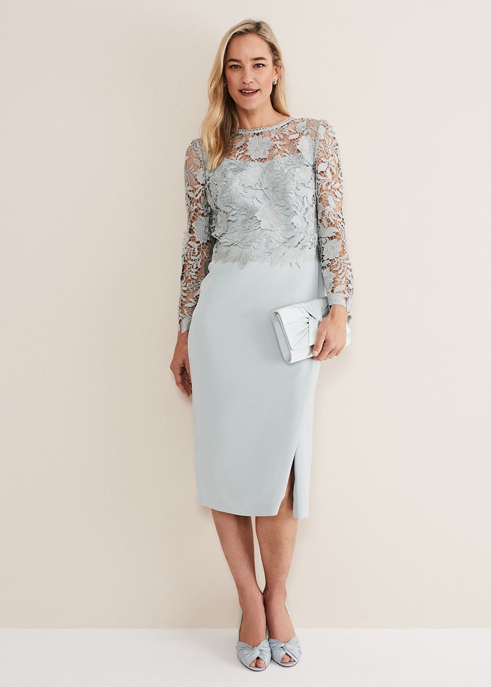 Double layer lace dress online