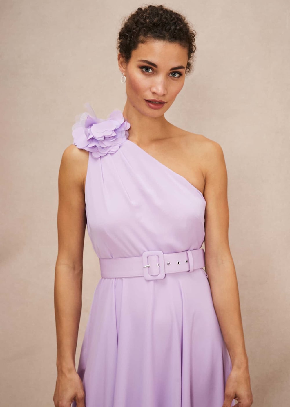 Kiki One Shoulder Midi Dress Phase Eight UK